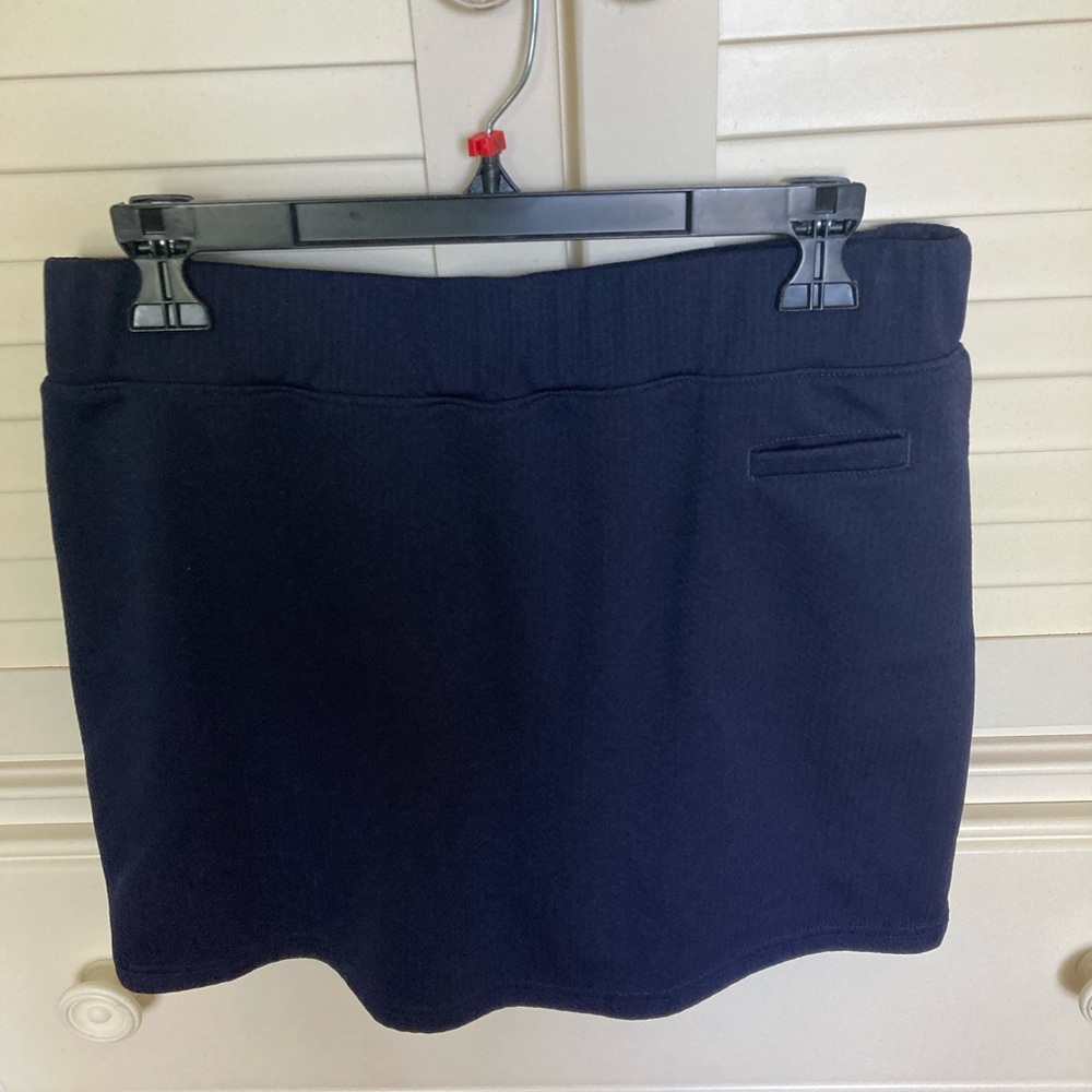 Pebble Beach navy skort.